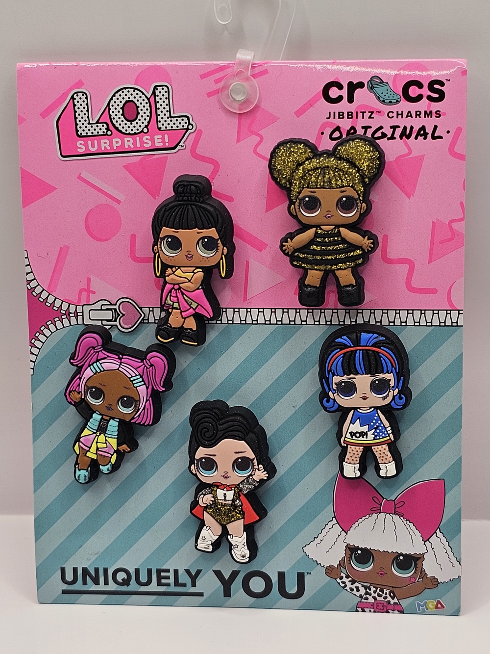 LOL Surprise Crocs Jibbitz 5 Charm Set, NEW